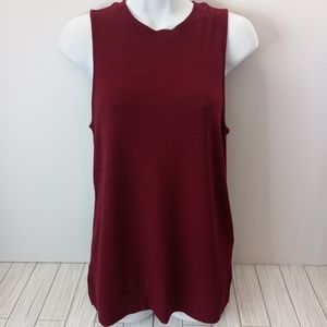 A New Day Sleeveless Ribbed Sweater Top